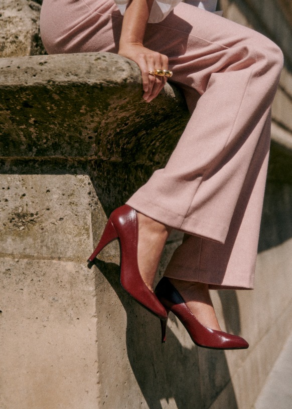 Escarpin bordeaux top