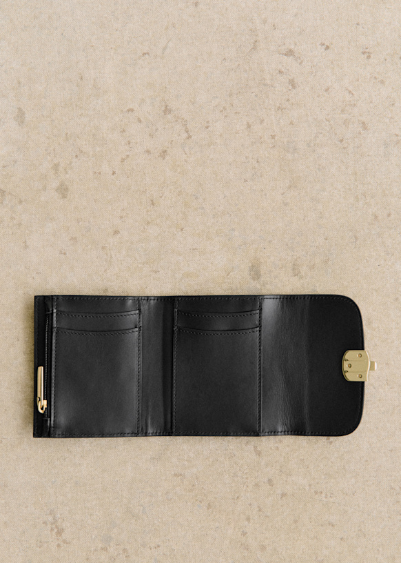 セザンヌ 本革 コンパクトウォレット レザー カードケース (SEZANE/折りたたみ財布) 98381048【BUYMA】