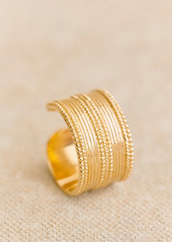 Meika Ring - Gold - 3 micron Gold-plated metal - Sézane