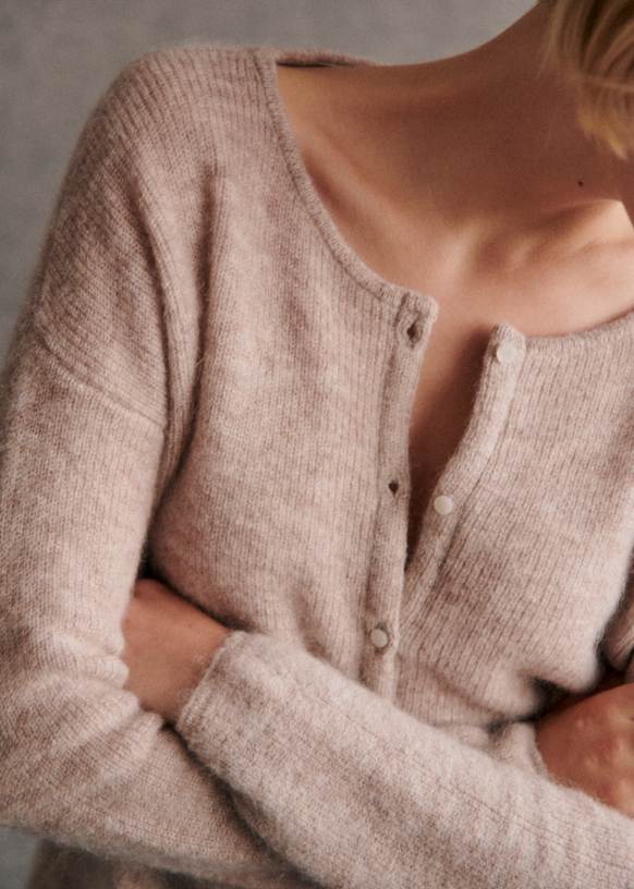 Sezane GASPARDカーディガン ニット エクリュ Sezane GASPARDカーディガン ニット エクリュ Sezane GASPARD