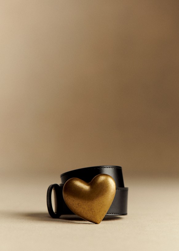 Ceintuur Roxane - Zwart Glossy - Generfd runderleer - Sézane