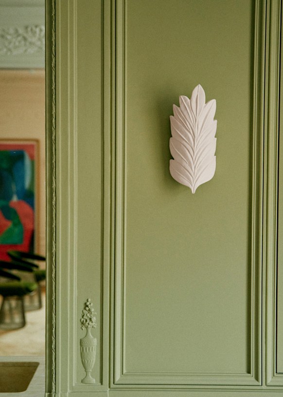 Primavera - François Bazin Sconce - Olive Green - Ceramic - Sézane