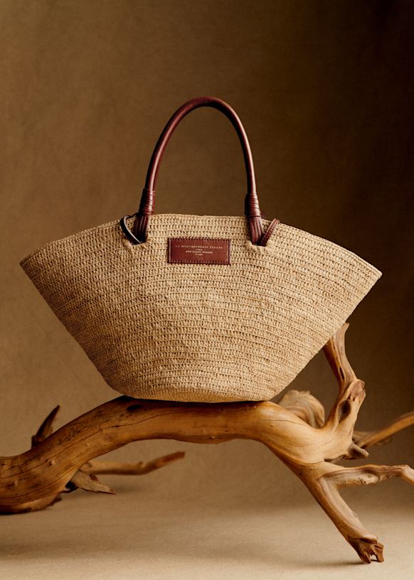 Mandtas Justine - Raffia Naturel - Raffia - Sézane