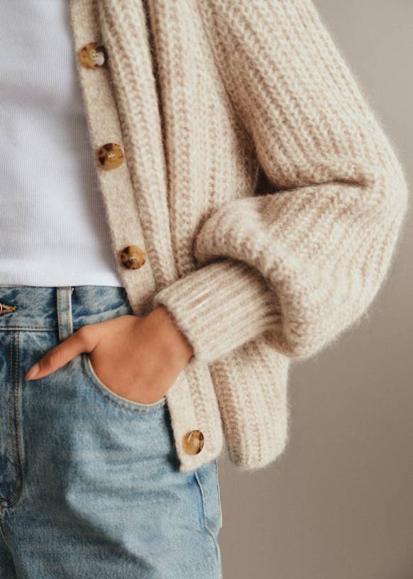 Emile Cardigan - Red - Alpaca - Sézane