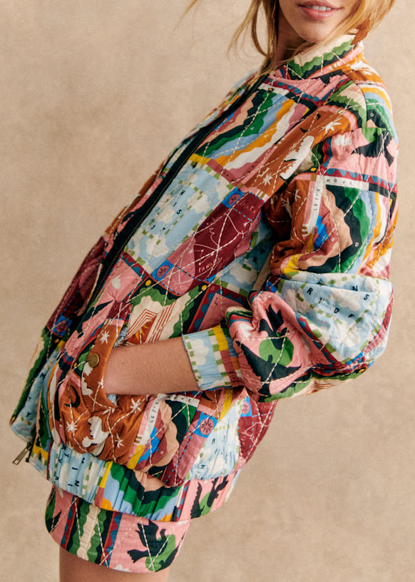 Richie Jacket - Sézane x Pangea - Patchwork All Over - Organic