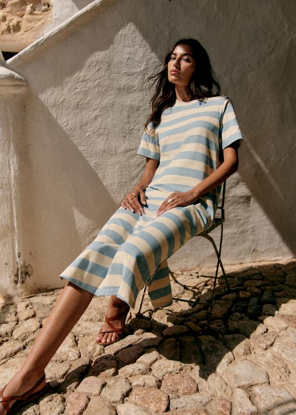 Emy Dress - Cream - Organic cotton - organic textile - Sézane