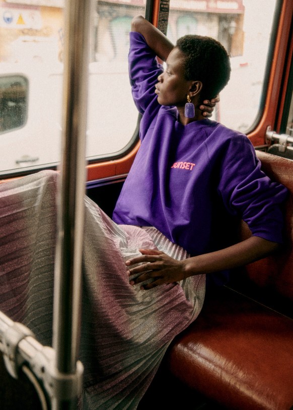 Sézane スウェット ネイビー Summer Editions Sweaters - Navy - Recycled cotton - Sézane