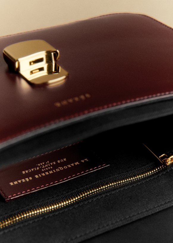 Milo クラシックバッグ - グロッシーバーガンディ - スムース