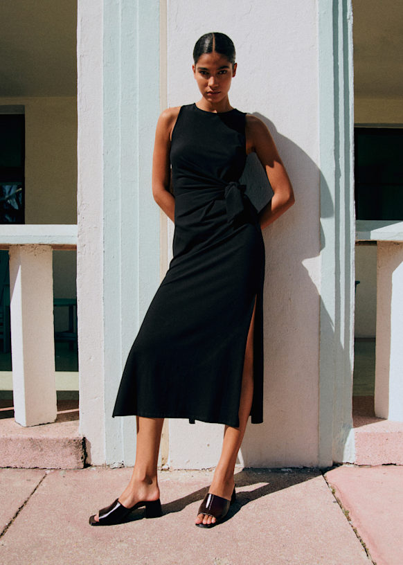 Pippaé ドレス - レッド - オーガニックコットン - オーガニック繊維