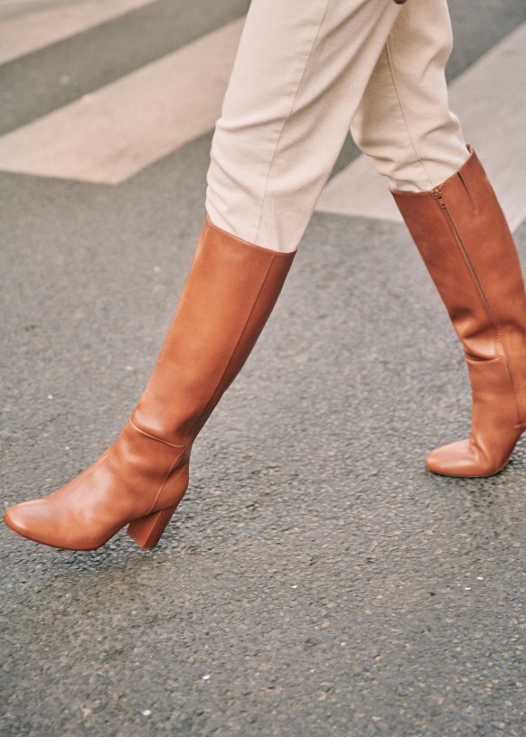 sezane lace up boots