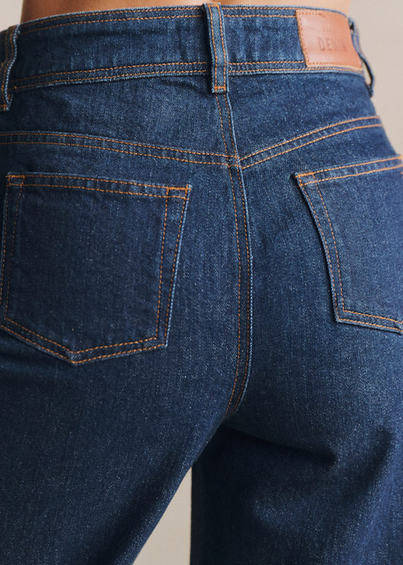 Le Crop - Indigo - Biologisch katoen - biologisch textiel - Sézane