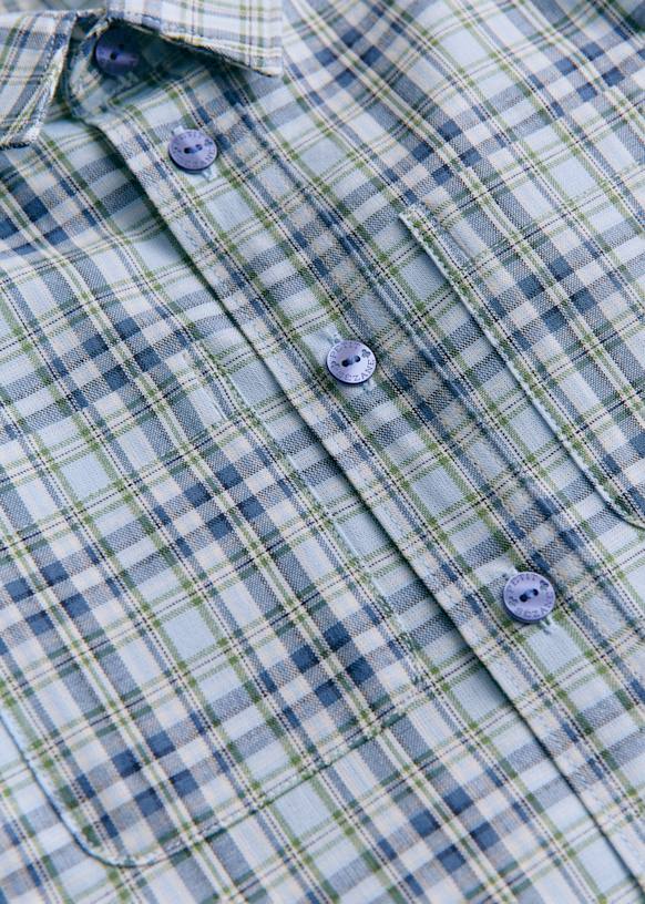 Chemise Jacadi Garçon Taille 6 Ans - Carreaux Rouge, Vert, Jaune - Col Denim - En Coton - Occasion Très Bon état