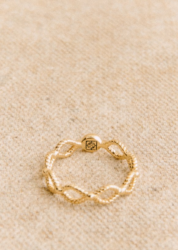 SEZANE セザンヌ　アップサイクル真鍮製ゴールドリング SEZANE セザンヌ アップサイクル真鍮製ゴールドリング SEZANE