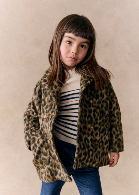 Manteau Zoe Leopard Acrylique Octobre Editions