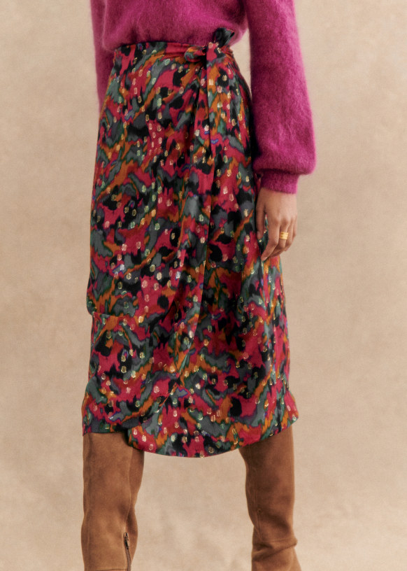 Jupe portefeuille sezane cheap