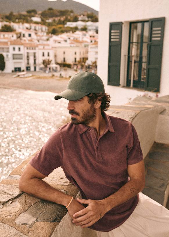 ウェア Novohorizontino(Size L Finta) Jude Polo - Mauve - Organic Cotton - Octobre Éditions