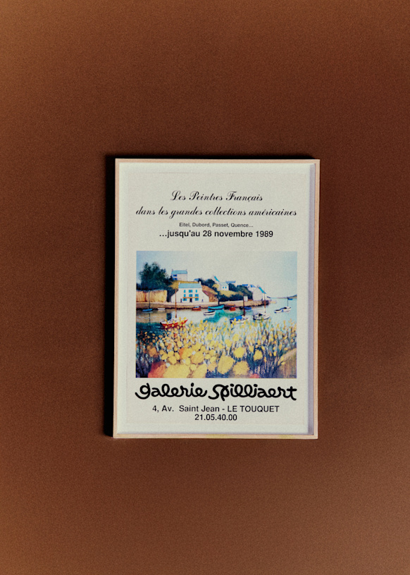 Affiche Galerie Spilliaert, The peintres français in the grandes collections américaines, 1989