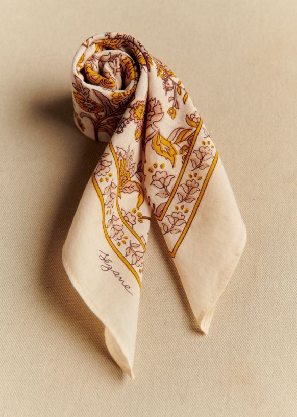 Gaston Scarf - Margaret Print - Organic Cotton - Sézane