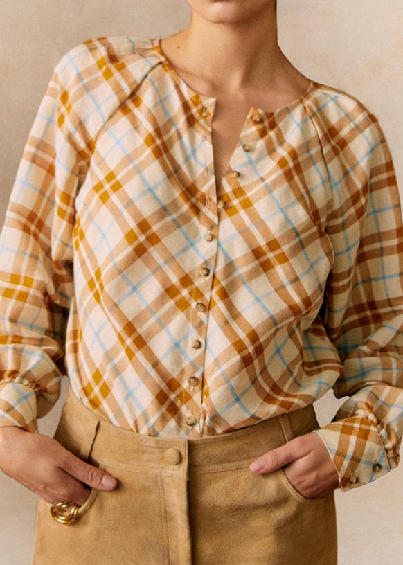 値下げ　SEZANE BLOUSE AMY Sezane Amy blouse in black (size S). I have the white Amy