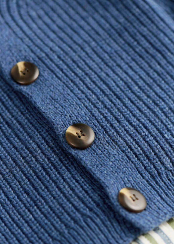 ennoy カーディガン ブルー BUTTON CARDIGAN Women's Cardigans with Buttons | Ann Taylor