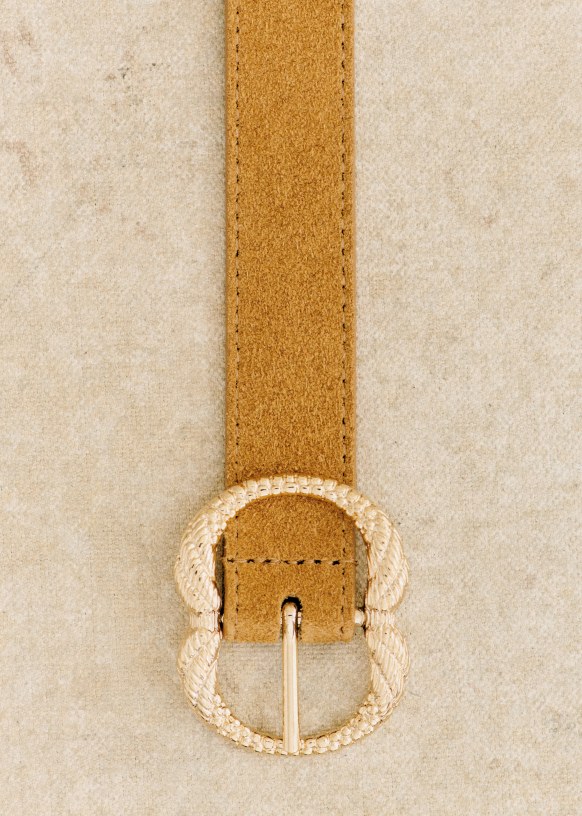 仏SEZANE ARTEMIS ファインベルト Fine Artemis Belt - Smooth Blue Denim - Bovine leather - Sézane