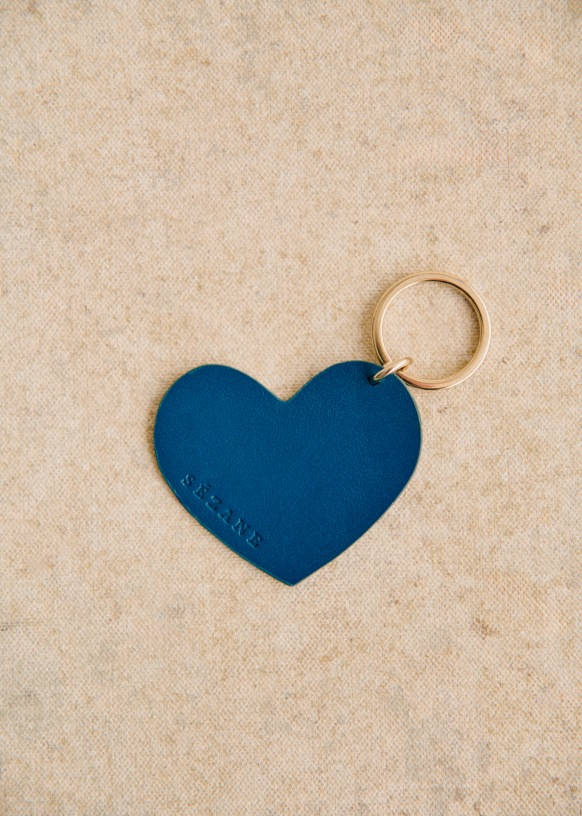 Sezane｜セザンヌ ハートキーリング Llavero Corazon おしゃれ Heart Keychain - Red 
