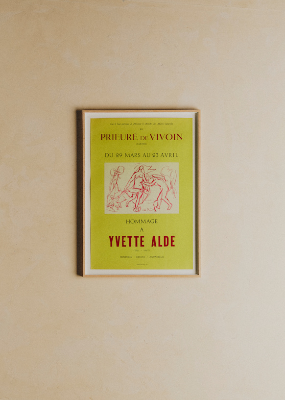 Affiche Hommage at Yvette Alde