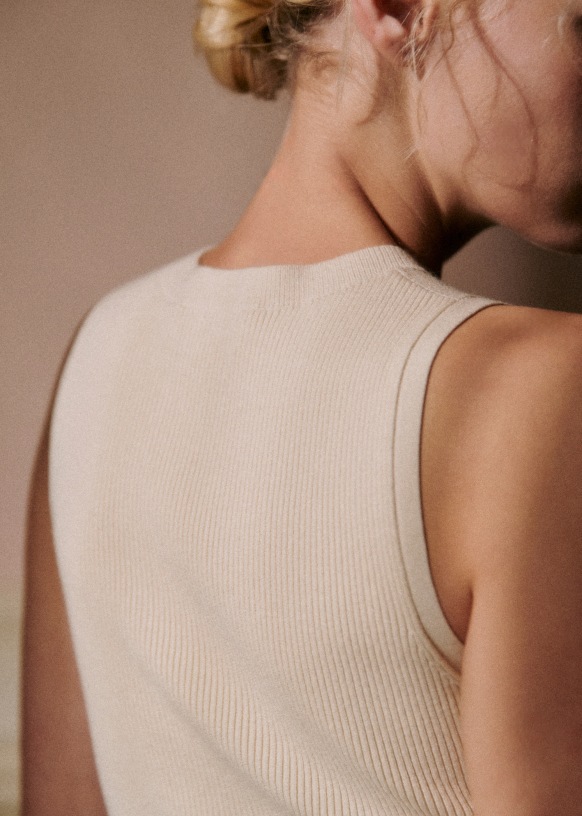 Harena Dress - Cream - Viscose ECOVERO™ LENZING™ - Sézane