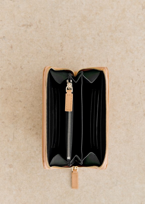 Victoria Wallet - Smooth Olive Green - Bovine leather - Sézane Victoria Wallet - Smooth Olive Green - Bovine leather - Sézane
