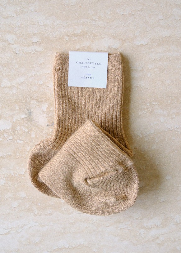 Chaussettes lurex on sale
