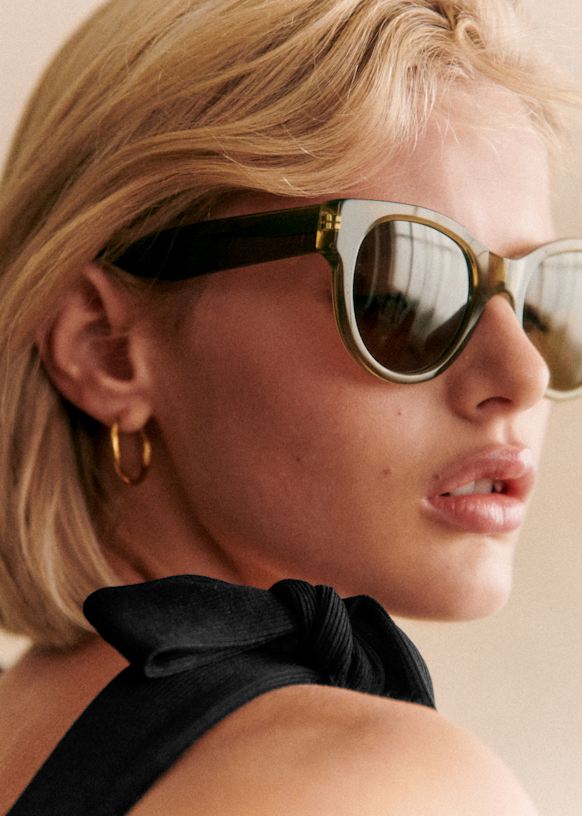 Chiara Sunglasses - Khaki - Sézane