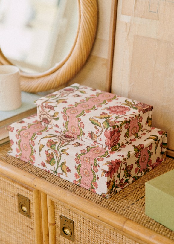 Jewelry Box - Pink - Cotton-linen textiles - Sézane