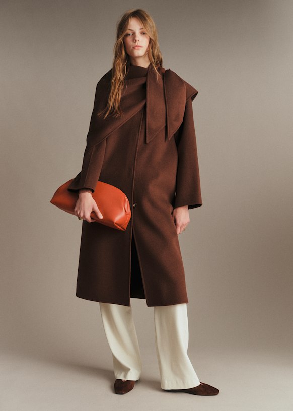 Matthias Coat - Brown - Wool - Sézane