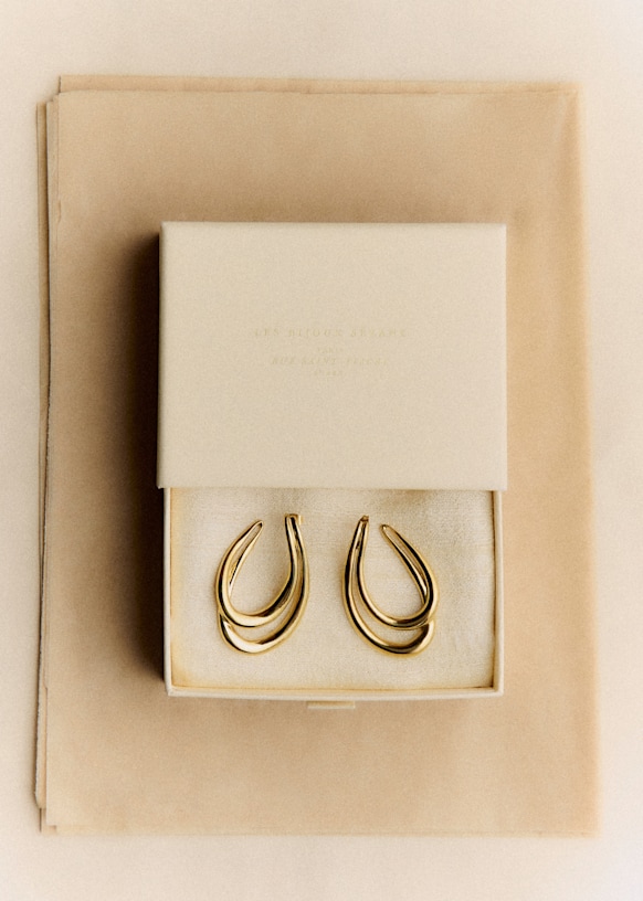 【SEZANE】Gina ピアス Gina Earrings - Gold - Tin - Sézane