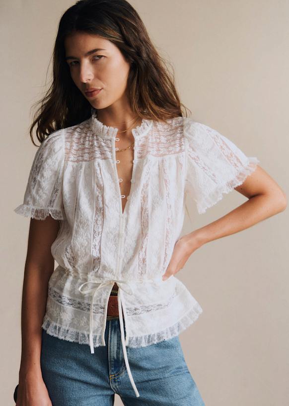 Chemise Shenali - Ecru