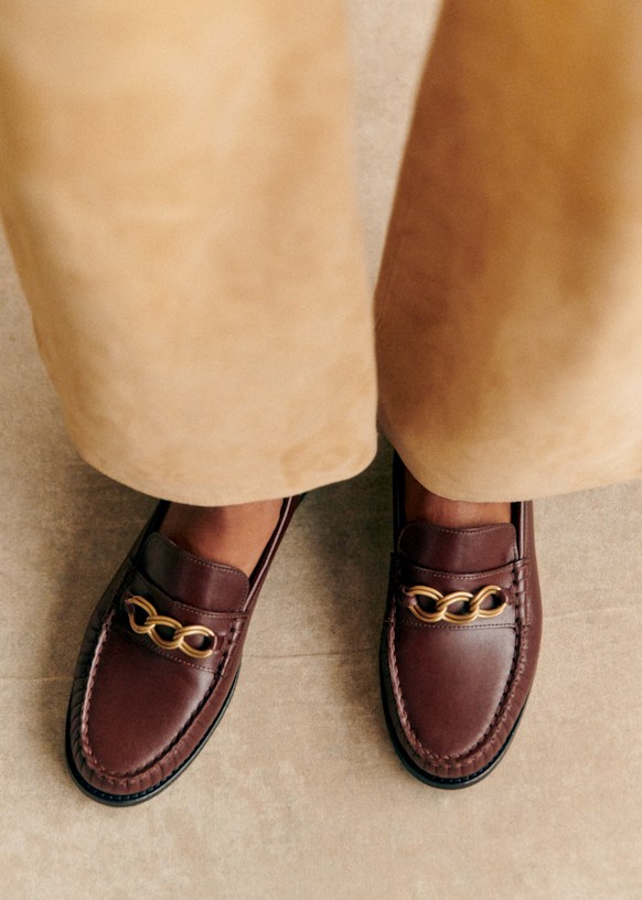 Mocassins Vicky Chocolat Lisse Cuir bovin Octobre Editions