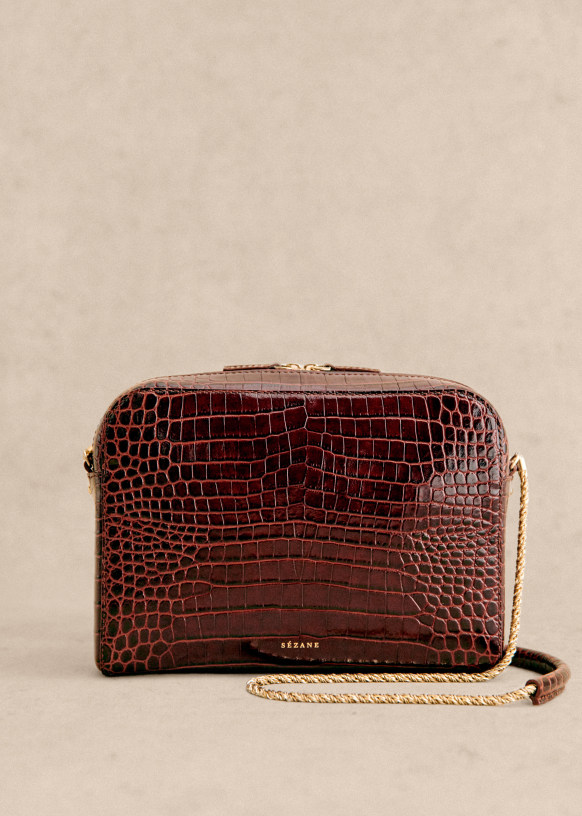 Sezane sac croco sales