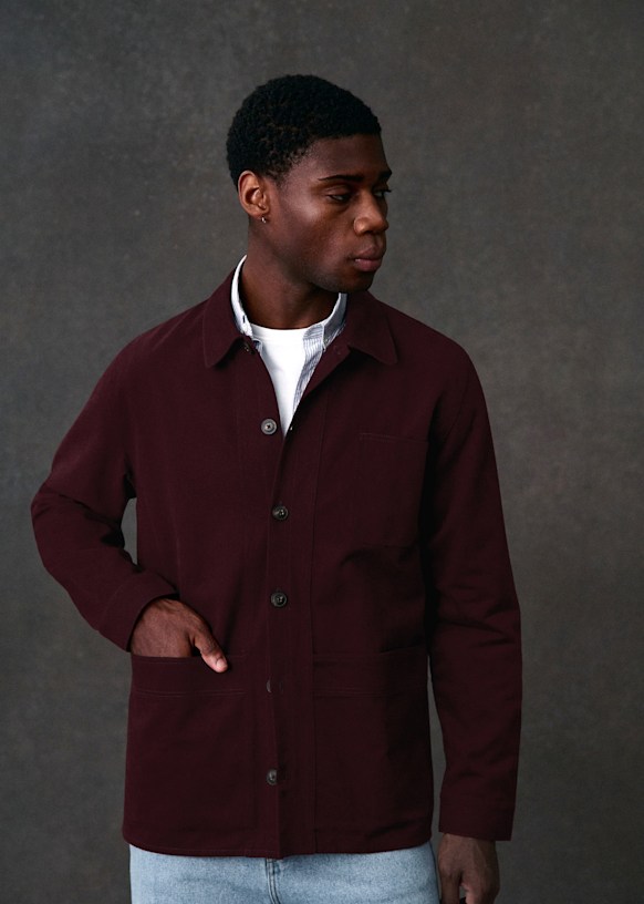 Will Jacket - Clay Green - Organic cotton - organic textile - Sézane