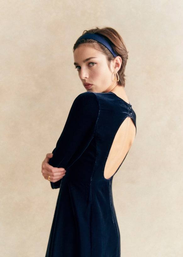 Enara Dress - Evening Blue