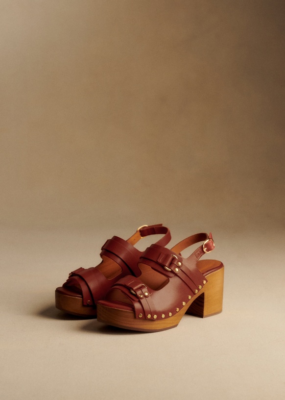 Sonia Clogs - Smooth natural - Bovine leather - Sézane
