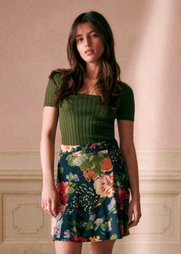 Jupe Mariata Mindy Viscose Sezane