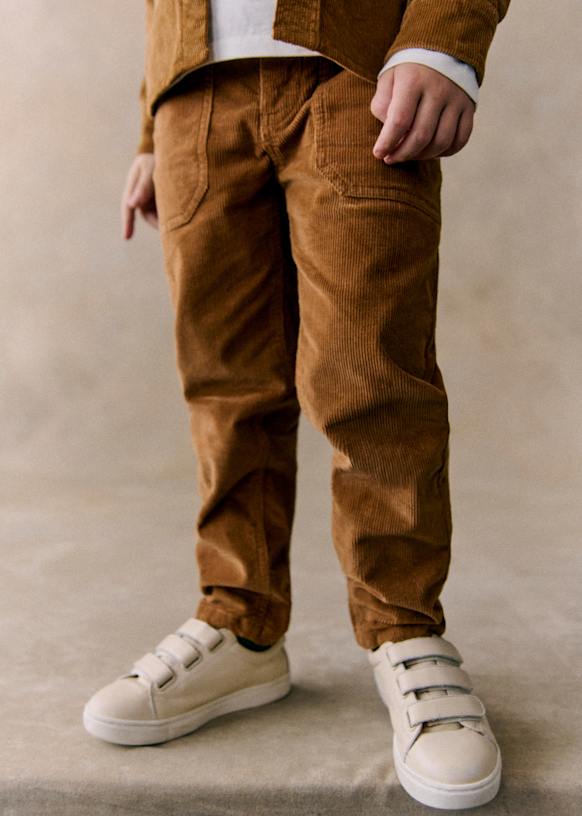 Gaby Trousers - Mottled Grey Flannel - Organic cotton