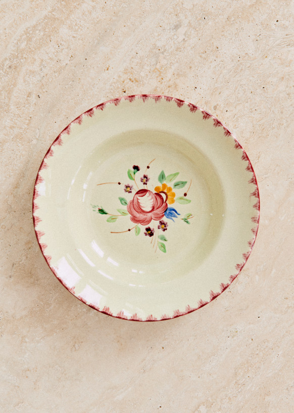 Assiettes reuses 2134 en faïene aniennes anton Vaud