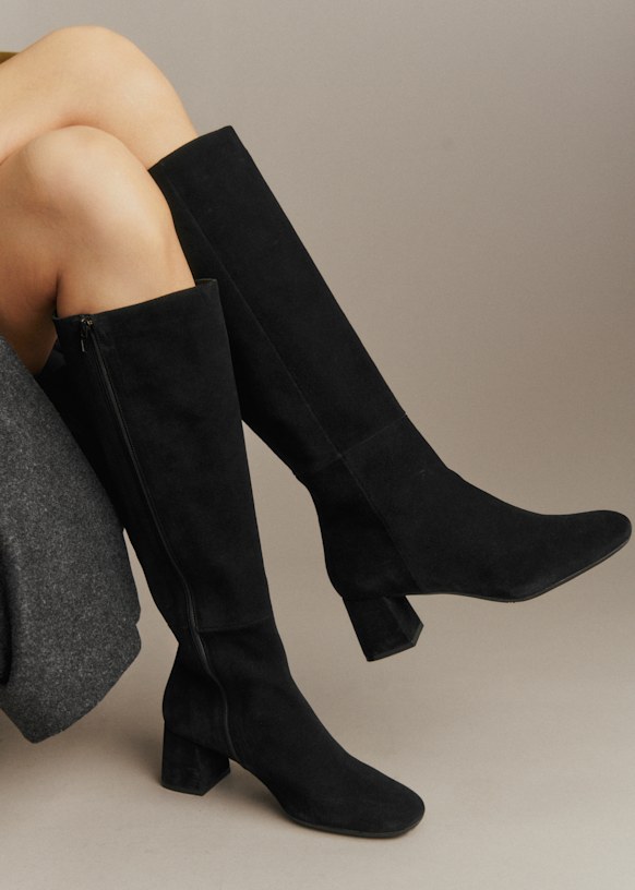 Claudia Boots - Mocha - Bovine leather - Sézane