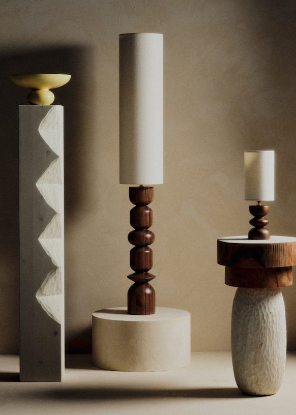 Lamp Romie Objetti Small Model - Noyer