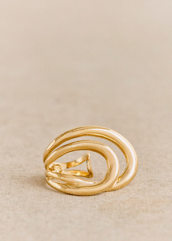 Gina Ring - Gold - Majority recycled brass - Sézane