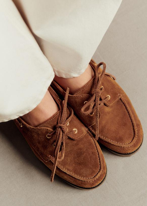 Caroline Loafers - Sandstone - Bovine leather - Sézane