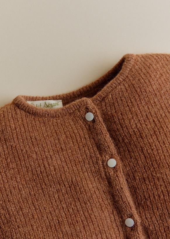 Gaspard Cardigan - Red - Super kid mohair - Sézane