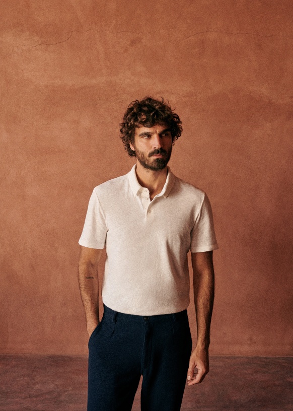 Martin Polo Ecru Cotton Octobre Editions