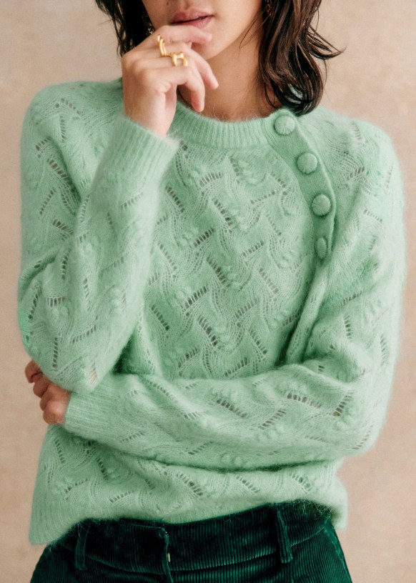 Sea outlet green jumper